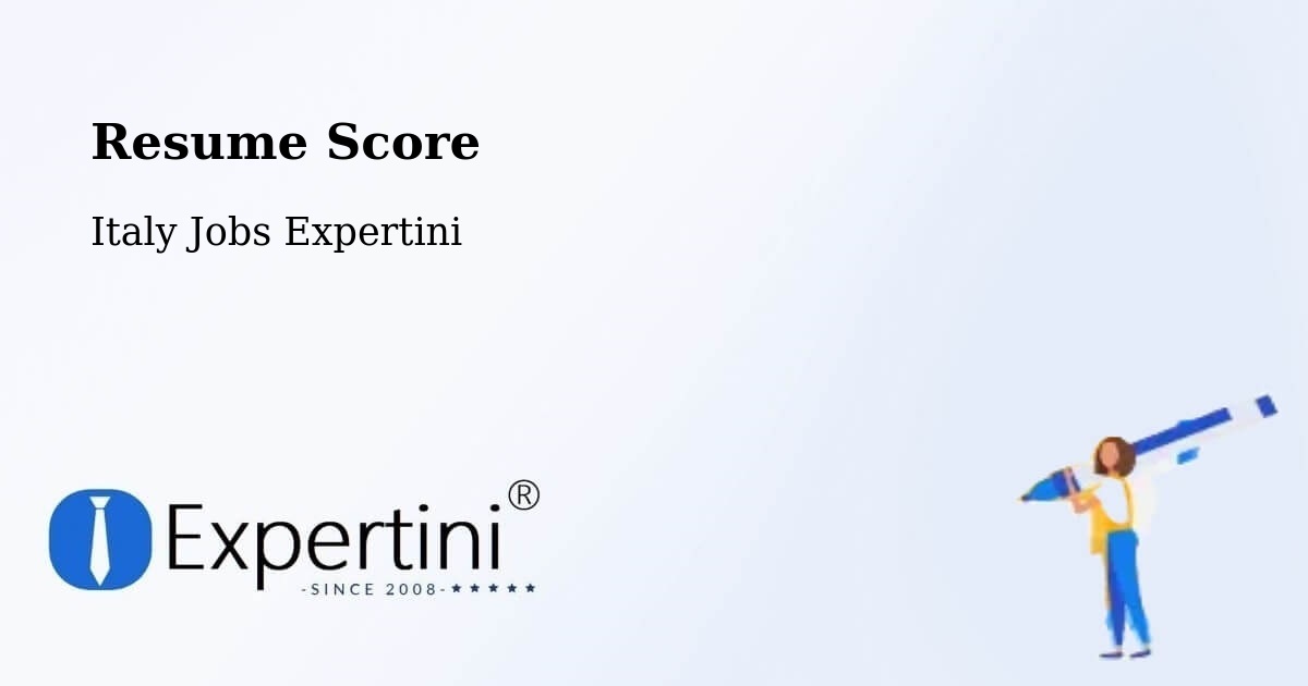 Resume Score & Job Description Match Tool – Schio - Italy Jobs Expertini